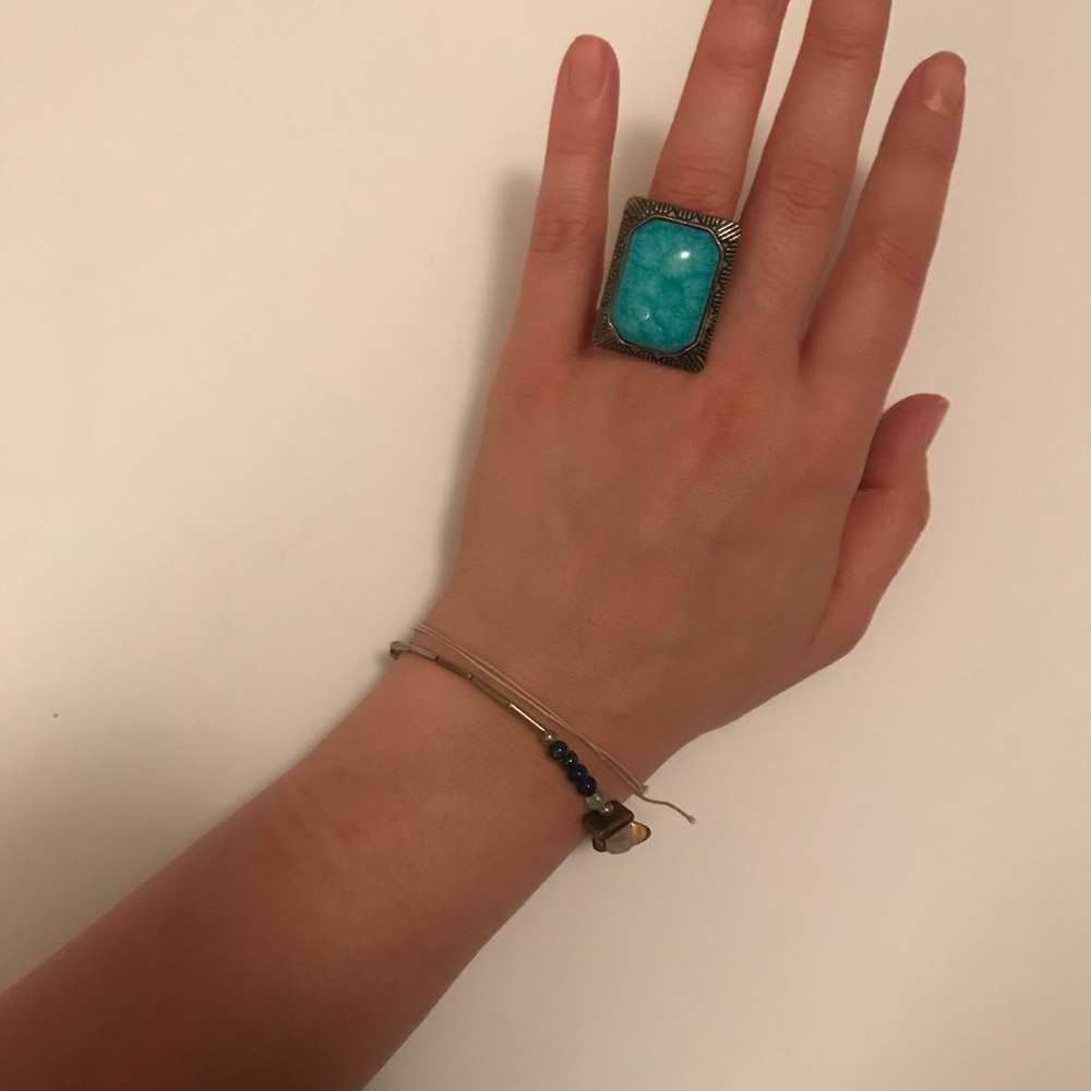 Turquoise Square Ring - Picture 4 of 4